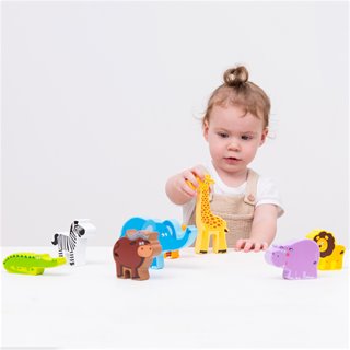 Safari animals in box